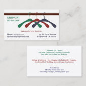 ドライクリーナー洗濯名刺 名刺 (正面/裏面)