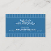 ドライクリーナー洗濯名刺 名刺 (裏面)