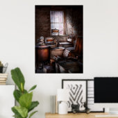 ドライクリーナー – 絞り器を通して ポスター (ホームオフィス)