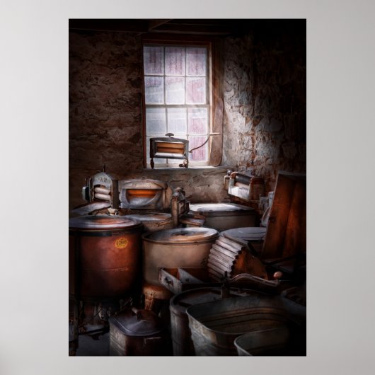 ドライクリーナー – 絞り器を通して ポスター (正面)