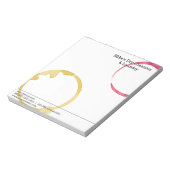 ドライクリーニングと洗濯ワインの汚れは罪ではない ノートパッド (回転)