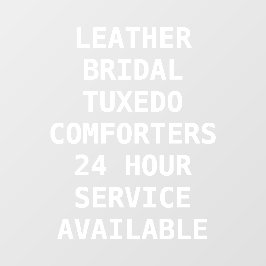 ドライクリーニングのサービスのパーソナライズ ウィンドウサイン