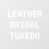 ドライクリーニングのサービスのパーソナライズ ウィンドウサイン (シート)