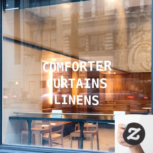 ドライクリーニングのサービスのパーソナライズ ウィンドウサイン (カフェ窓)