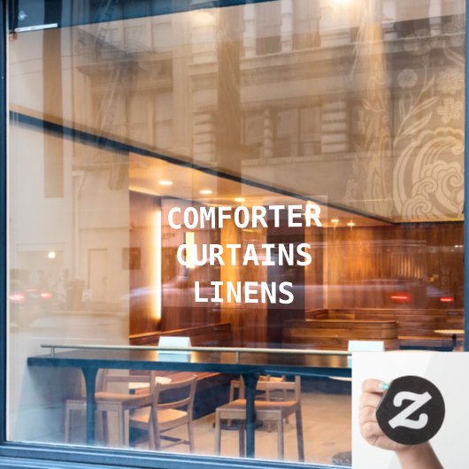 ドライクリーニングのサービスのパーソナライズ ウィンドウサイン (カフェ窓)