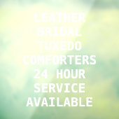 ドライクリーニングのサービスのパーソナライズ ウィンドウサイン (シート3)