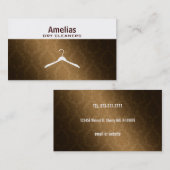 ドライクリーニングの名刺 名刺 (正面/裏面)