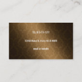 ドライクリーニングの名刺 名刺 (裏面)