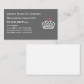 ドライクリーニングの名刺 名刺 (正面/裏面)