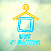 ドライクリーニングフェイクネオンサイン乾式クリーナーフロント ウィンドウサイン (シート3)