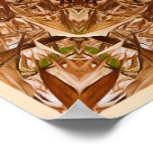 ドライコーンハスク抽象芸術16 ポスター (角)