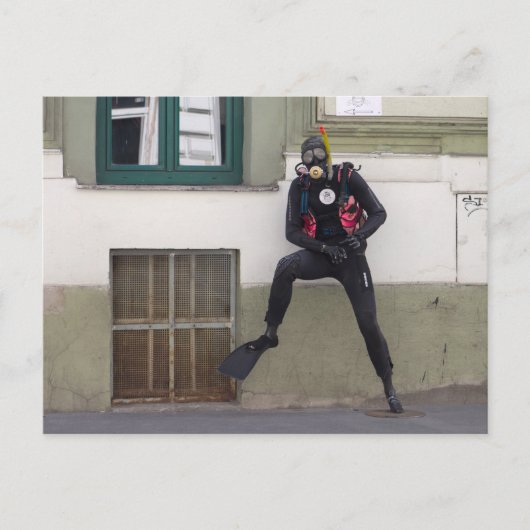 ドライスキューバダイバー ポストカード (正面)