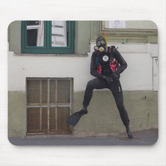 ドライスキューバダイバー マウスパッド (正面)