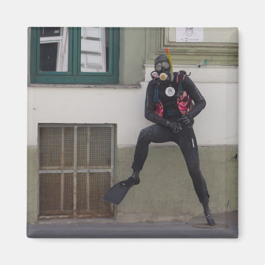 ドライスキューバダイバー マグネット (正面)