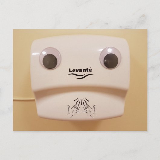 ドライセンスのユーモアの眼球カード ポストカード (正面)