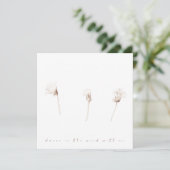 ドライタンポポスケッチフラットカード カード (スタンド正面)