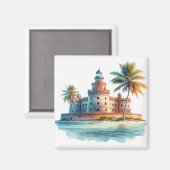 ドライトルトゥガスナショナルパークカメ マグネット (正面/裏面)