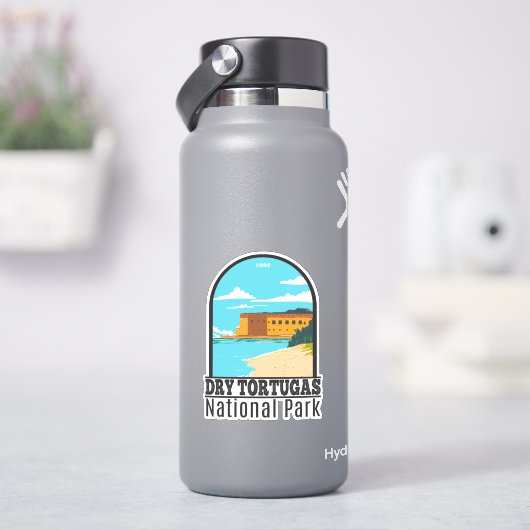 ドライトルトゥガスナショナルパークフロリダフォートレトロ シール (HydroFlask)