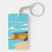 ドライトルトゥガスナショナルパークフロリダフォートヴィンテージ キーホルダー (裏面)