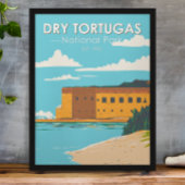 ドライトルトゥガスナショナルパークフロリダフォートヴィンテージ ポスター