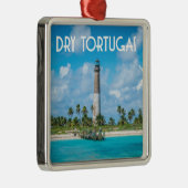 ドライトルトゥガスフロリダ鍵と灯台 メタルオーナメント (右)