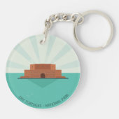 ドライトルトゥガス国立公園フォートジェファーソン キーホルダー (裏面)