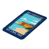 ドライトルトゥガス国立公園フロリダフォートジェファーソン マグネット (左側)