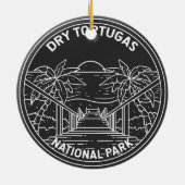 ドライトルトゥガス国立公園フロリダモノリン セラミックオーナメント (裏面)
