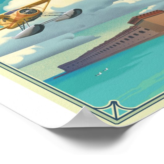 ドライトルトゥガス国立公園リソのアートワークのポスター ポスター (角)