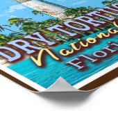 ドライトルトゥガス国立公園 – フロリダ州統一された州 ポスター (角)