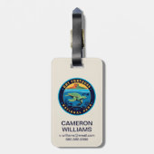 ドライトルトゥガス国立公園 ラゲッジタグ (裏面縦)