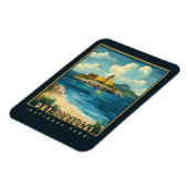 ドライトルトゥガス国立公園 – ヴィンテージ マグネット (左側)