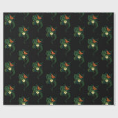 ドライドグリーン葉蝶 ラッピングペーパー (フラット)