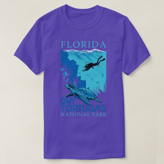 ドライナショナルパークフロリダ Tシャツ (デザイン正面)