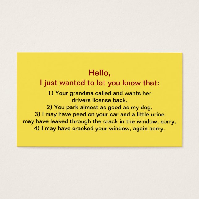 ドライバおもしろいーの駐車場が不良#3 (正面)