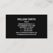 ドライバの名刺 名刺 (裏面)