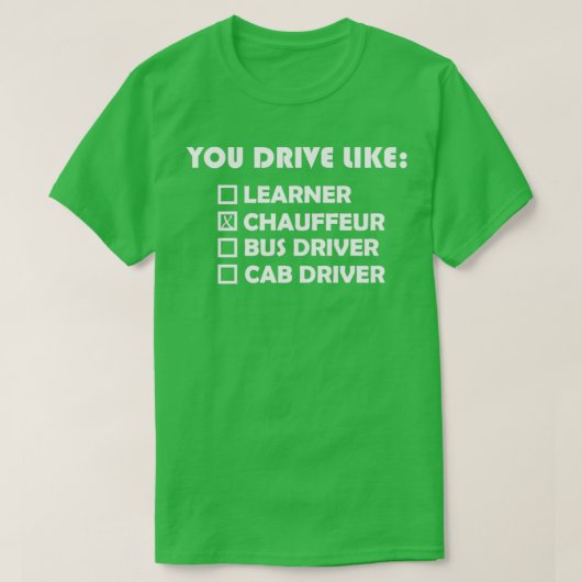 ドライバの種類3 Tシャツ (デザイン正面)