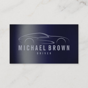 ドライバプロフェッショナルメタリックネイビーブルー 名刺