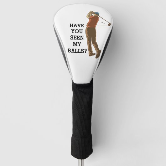 ドライバユニークーを探すパーソナライズされた: ゴルフヘッドカバー (正面)