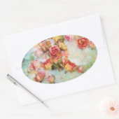 ドライバラヴィンテージデザイン 楕円形シール (封筒)