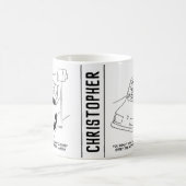 ドライバーがスピードカメラを通過するとチーズと言う コーヒーマグカップ (中央)