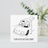 ドライバーがスピードカメラを通過するとチーズと言う シーズンカード (スタンド正面)