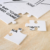 ドライバーがスピードカメラを通過するとチーズと言う ジグソーパズル (側面)