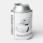 ドライバーがスピードカメラを通過するとチーズと言う 缶クーラー (缶正面)