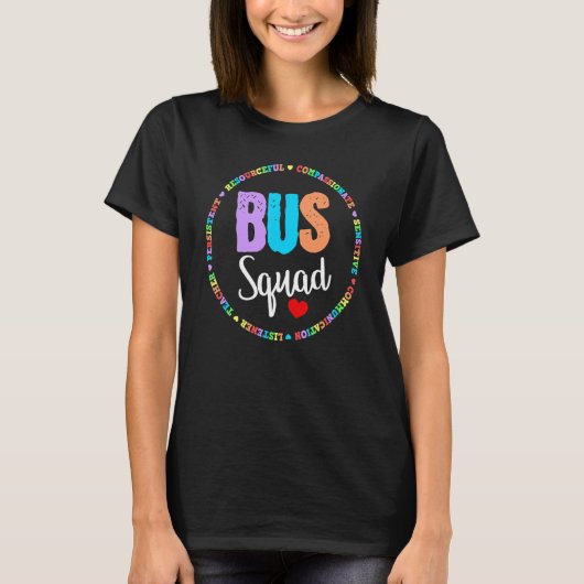 ドライバーのグループマッチングバス分隊新学期 Tシャツ (正面)