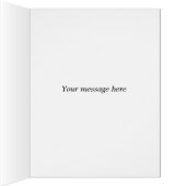 ドライバーのテストおもしろいカードの合格おめでとう (内側(右))