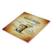 ドライバーカクテルレシピ金ゴールドバー タイル (側面)