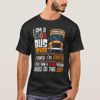 ドライバースクールパッションバスユーモア皮肉なプロ Tシャツ
