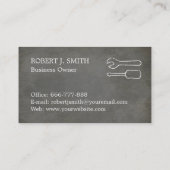 ドライバースパナーコンクリート名刺 名刺 (裏面)