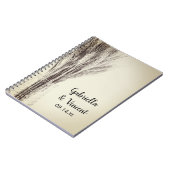 ドライバーリーボトル結婚ファームズゲストブック ノートブック (左側)